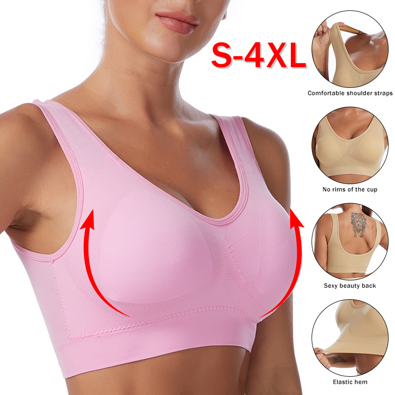 Full Coverage Bra - Sutiã respirável sem costura para mulheres,