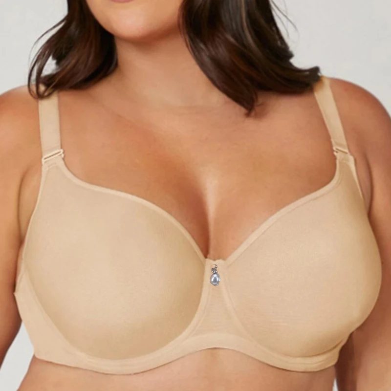 Underwire Bra Padded - Sutiã Minimizador Plus Size Feminino com