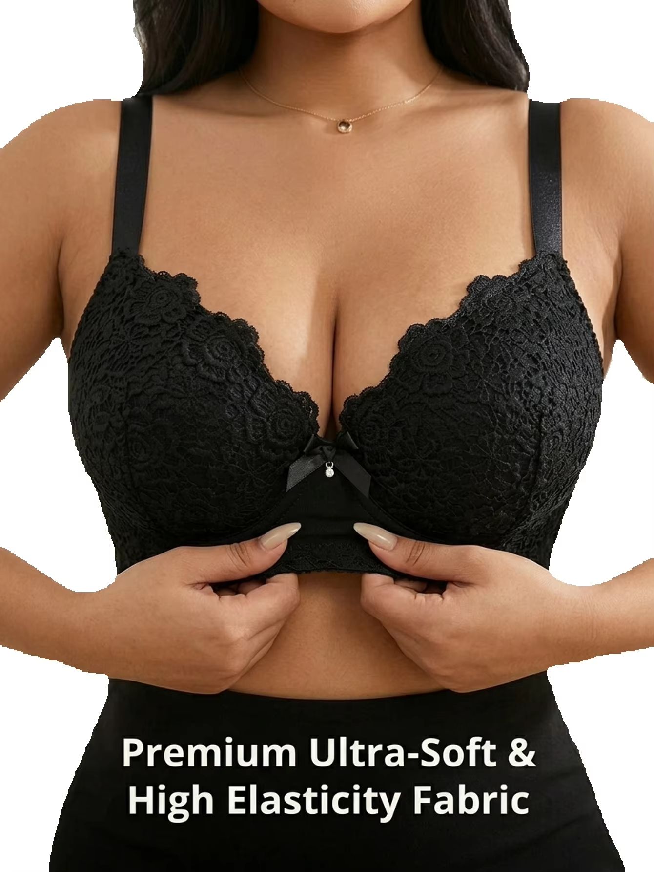 Minimizer Bra Women - Sutiã Plus Size Floral com Bojo