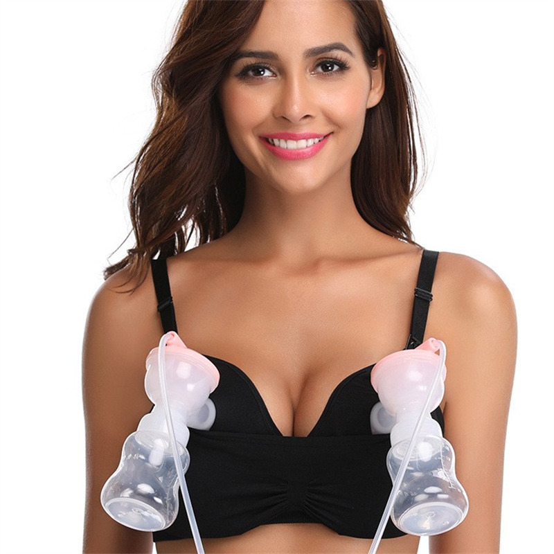 Nursing Bra Clip - Mão livre bombeamento sutiã de enfermagem