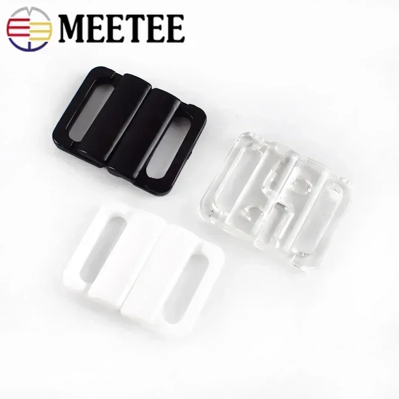 Nursing Bra Clip - 20/50/100 conjuntos 10/15/20/25mm sutiã de plástico
