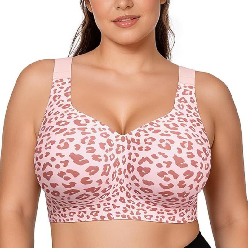 Full Coverage Bra - Sutiãs Leopard Jelly sem aro, push-up,