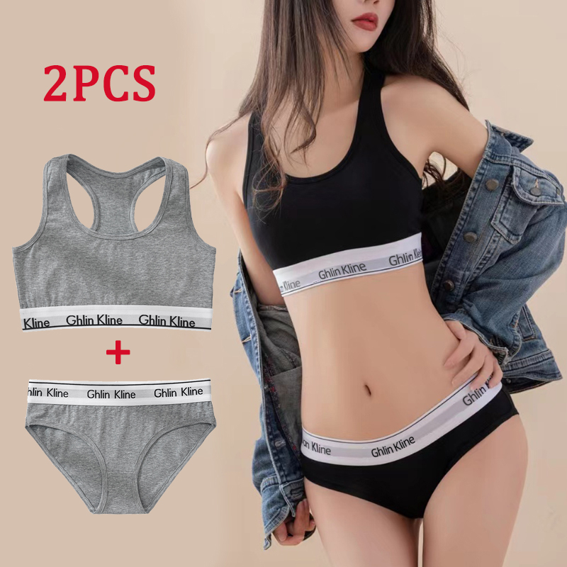 Cotton Bra Everyday - 2 PCS Ghlin Kline Roupa Interior