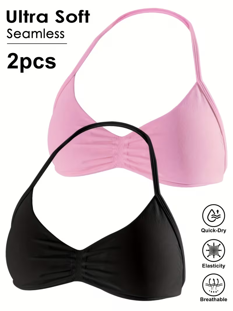Minimizer Bra Women - 2 peças Top Cropped Feminino Sem