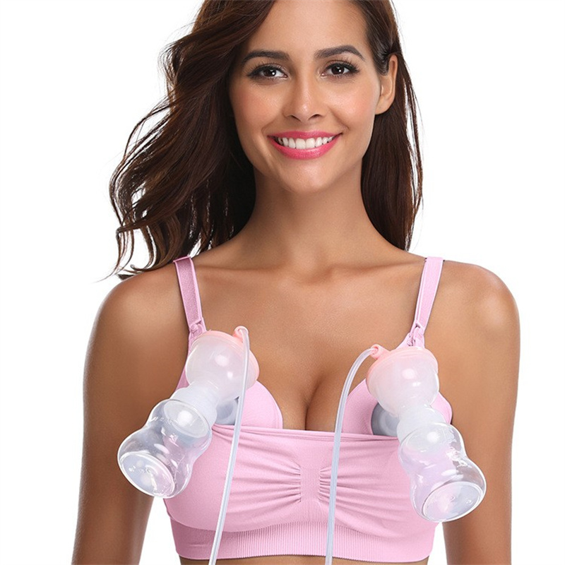 Mão livre bombeamento sutiã de - Nursing Bra Clip avaliação e preço