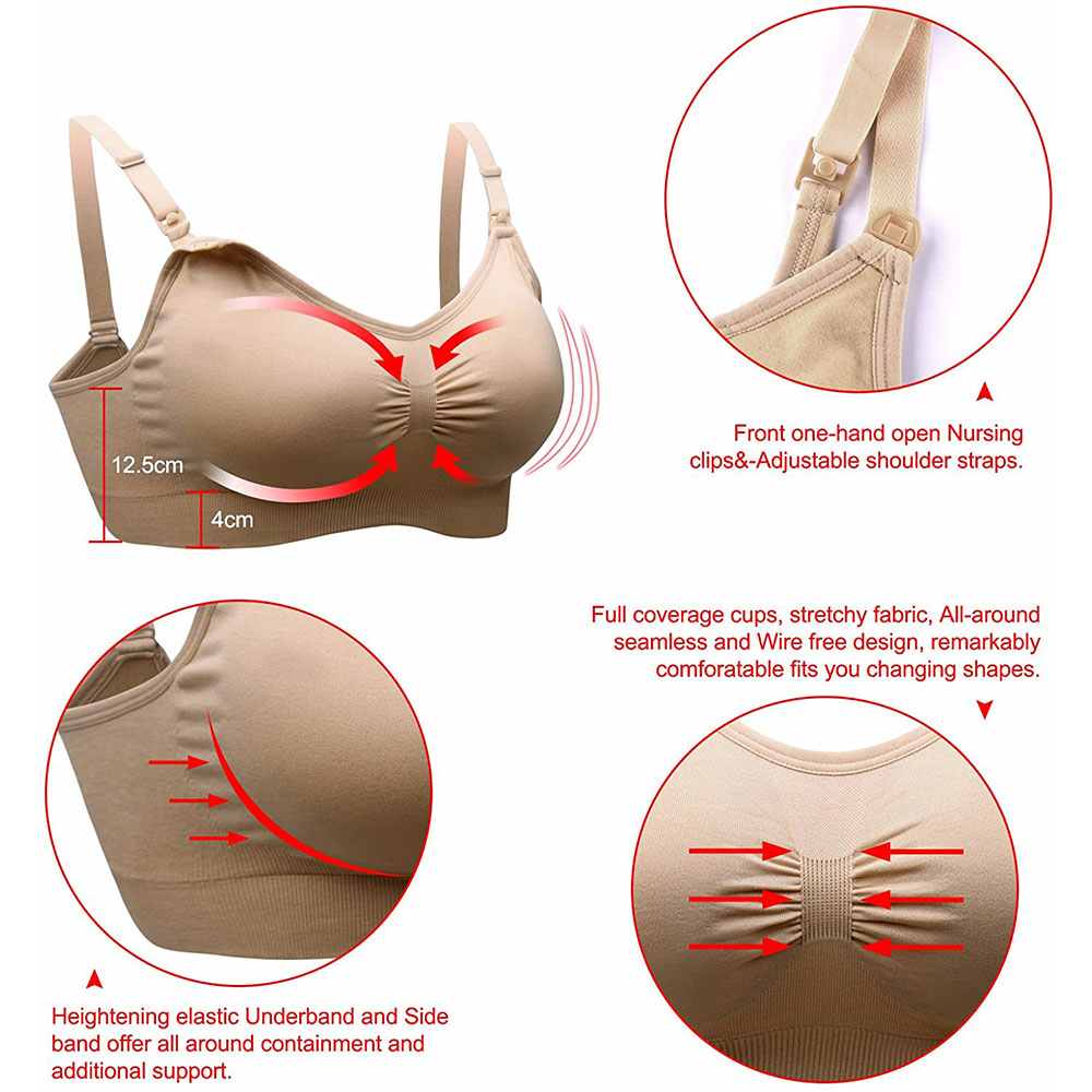 Sutiã de enfermagem maternidad - Nursing Bra Clip avaliação e preço