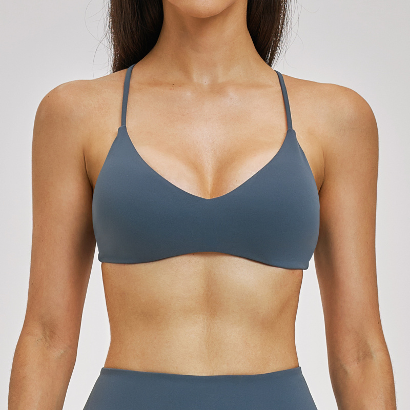 Top de Yoga Sem Costas para Mu - Sports Bra Racerback avaliação e preço