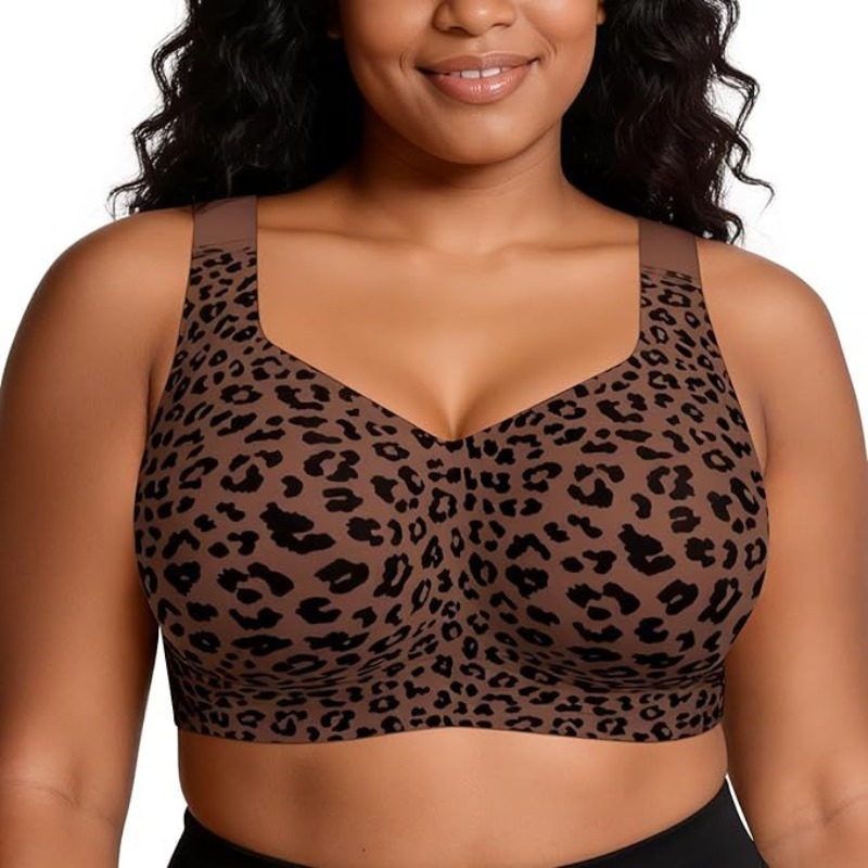 Sutiãs Leopard Jelly sem aro,  - Full Coverage Bra avaliação e preço