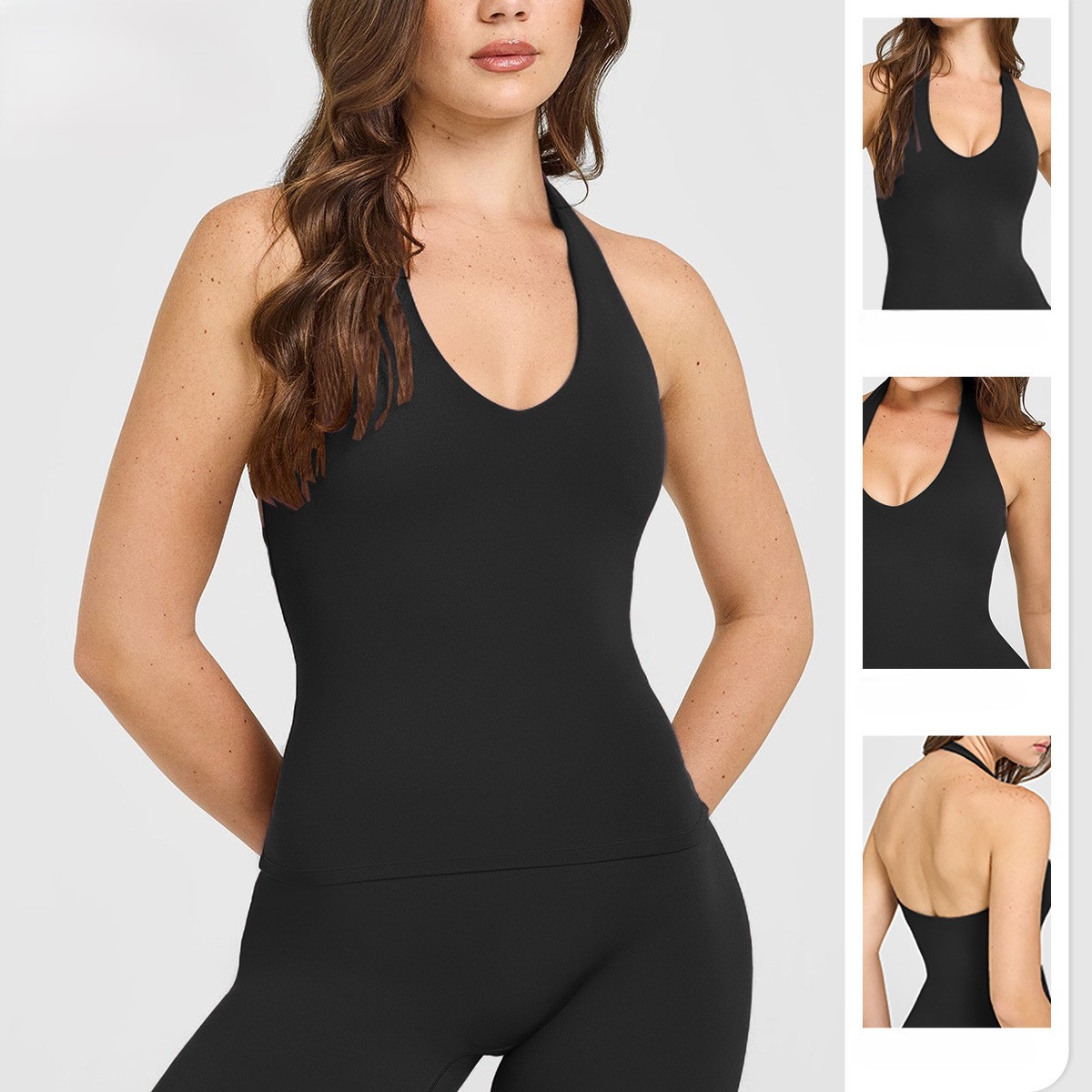 Top Esportivo Feminino Halter  - Plunge Bra Push Up avaliação e preço