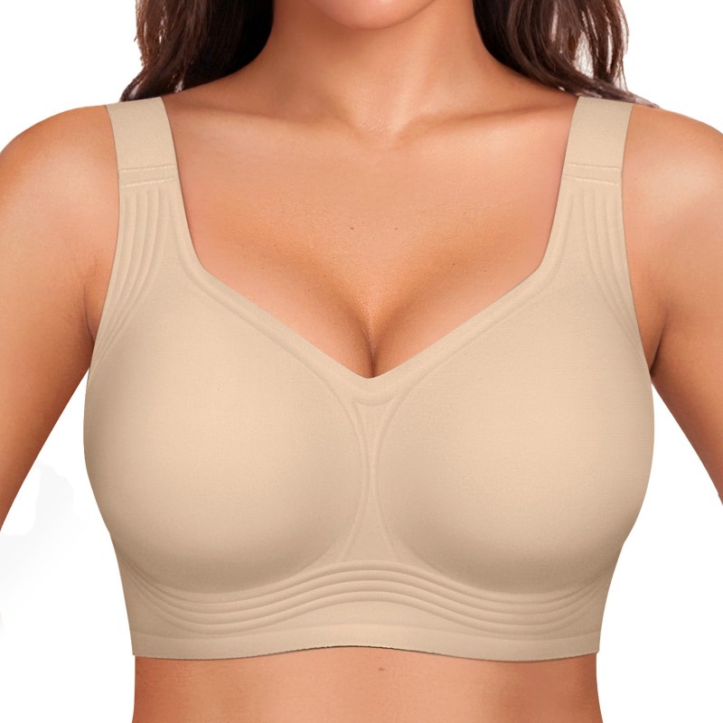 Sutiã Jelly Sem Fio Plus Size  - Full Coverage Bra avaliação e preço