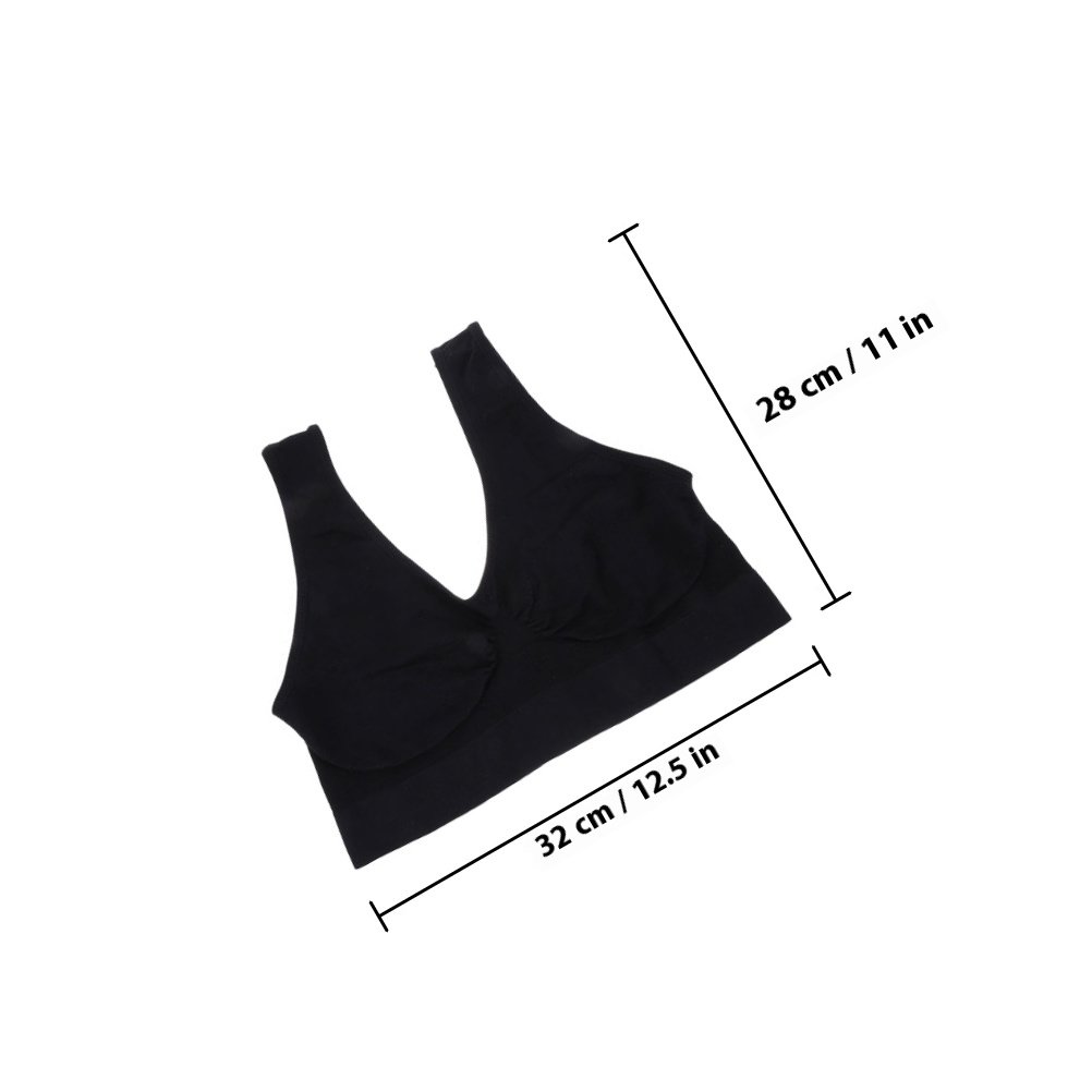 3 peças de sutiã esportivo de  - Wirefree Bra Comfort avaliação e preço