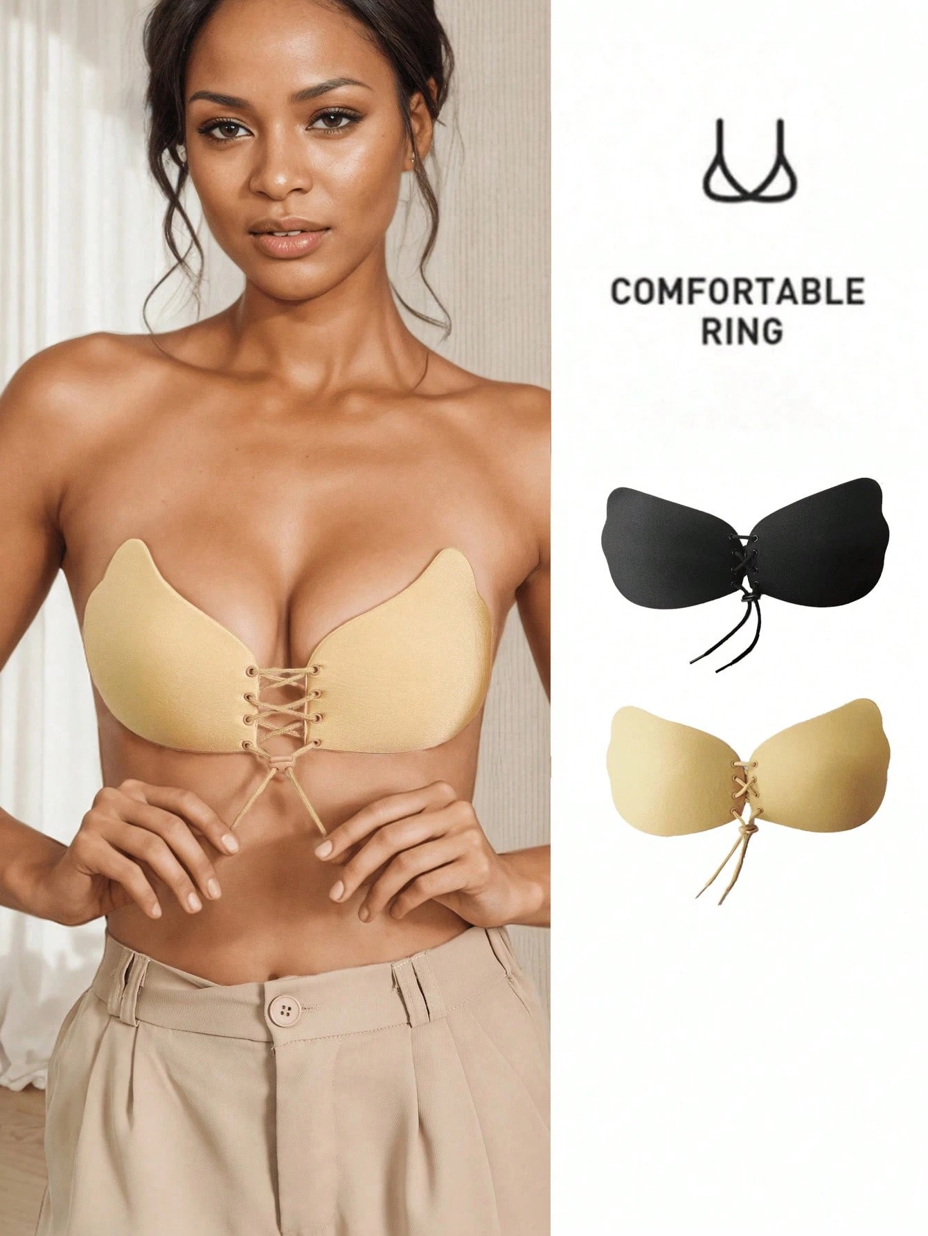 1 peça sutiã pegajoso, sutiã s - Backless Bra Sticky avaliação e preço